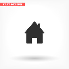Fototapeta na wymiar House vector icon , lorem ipsum Flat design