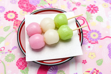 和菓子 三色団子