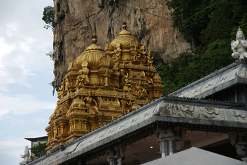 Hindu temple in a cave in the vicinity of Kuala Lumpur