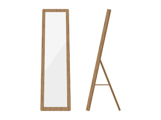 スタンドミラーのイラスト