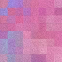 Colorful square pattern with a rough texture background. Background texture wall and have copy space for text. Picture for creative wallpaper or design art work.