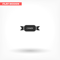 Candies vector icon , lorem ipsum Flat design