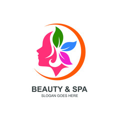 Beauty and spa logo design