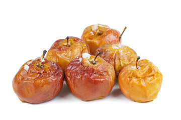 Six baked apples