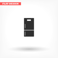 Fridge vector icon , lorem ipsum Flat design
