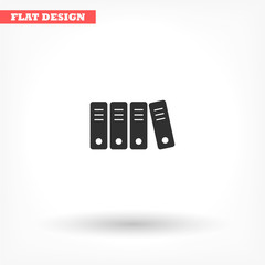 Book vector icon , lorem ipsum Flat design