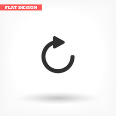 Update vector icon , lorem ipsum Flat design