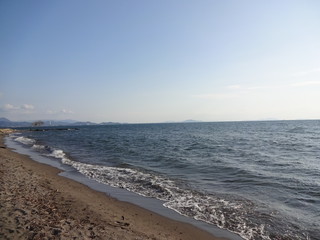 Lake Biwa in Shiga prefecture, Japan