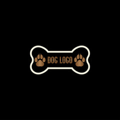 Creative colorful paw logo design vector