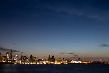 Obraz premium Iconic Liverpool Skyline