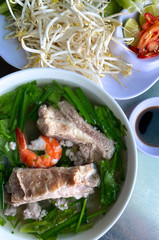 Noodle with pork, Vietnamese cuisine