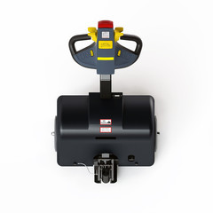 Tug, power cart transportation model, 3D illustration