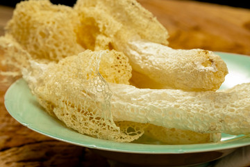 Nutritional vegetarian vegetable material, bamboo mushroom