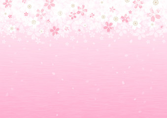 Background image of cherry blossom illustration
