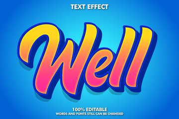 Stylish modern text effect