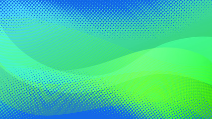 halftone background blue wave abstract design