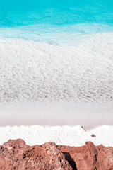 texture of salt flat