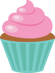 Cupcakes pink blue