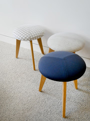 the modern  design colored stools	