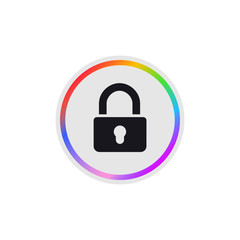 Lock -  Modern App Button