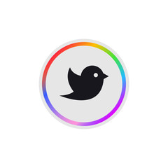 Social Bird -  Modern App Button
