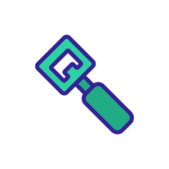 Bottle opener Icon vector. Thin line sign. Isolated contour symbol illustration