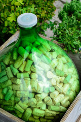 A bottle of wine cork as a piece of furniture