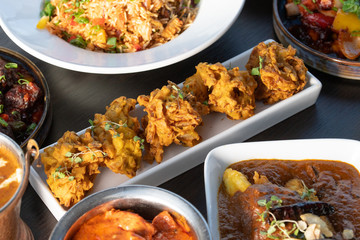 Indian Food - deep fried onion 