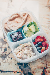 Healthy bento kids lunch