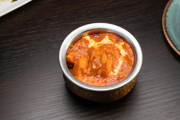 indian food - delicious butter chicken 