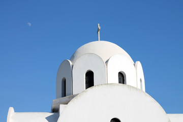 View of Church of Palio Kavala. Greece.