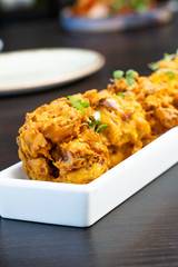 Indian food - deep fried onion 