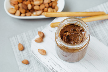 Diet Vegetarian Peanut Butter with Cocoa and Carob