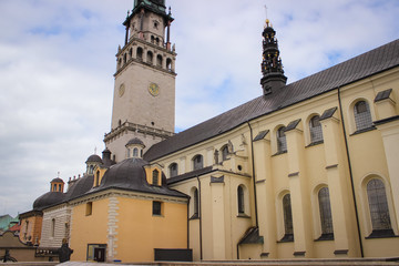 Czestochowa, Poland - May 12, 2014: Monastery Sanctuary of Jasna Gora.