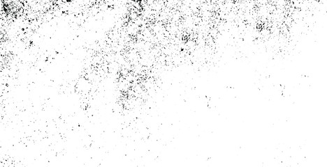 Abstract vector noise. Grunge texture overlay with rough and fine black particles isolated on white background. Vector illustration. EPS10.