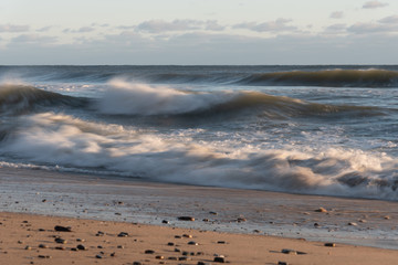 Waves Lapse at the Shoreline
