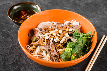 beautiful dish of vietnamese cuisine