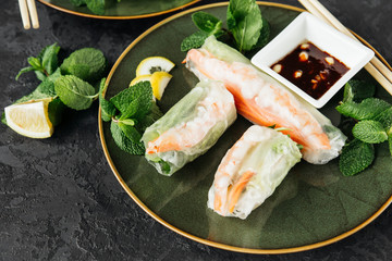 beautiful dish of vietnamese cuisine