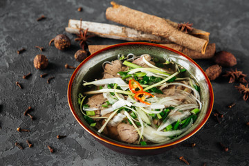 beautiful dish of vietnamese cuisine