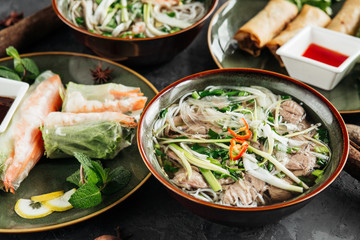 beautiful dish of vietnamese cuisine