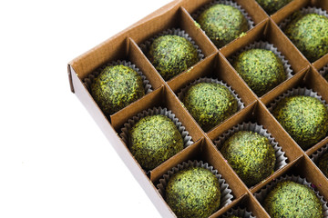 Handmade beautiful multi-colored natural diet vegetarian sweets