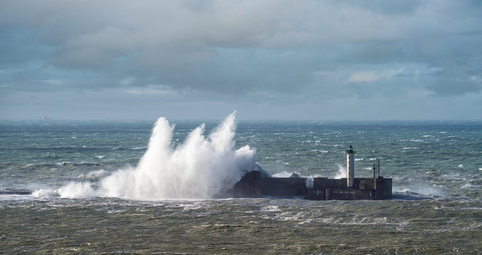 big storm in the north of France