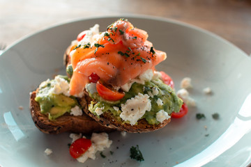 Lachs Brot
