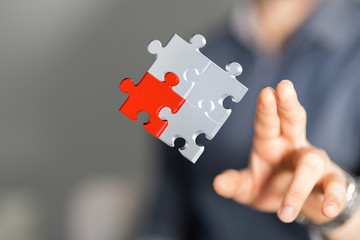 Concept for business strength and success..