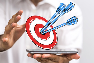  makes a dart throw on the target. The concept of persistence in business..
