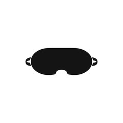 Sleeping Eye Mask Icon. Flat style vector EPS.
