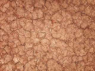 The ground has cracks in the top view for the background