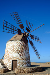Fototapeta premium Tefia windmill Fuerteventura Canary Islands 