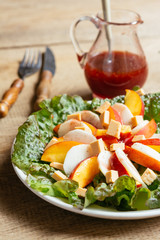 Nectarine and Purple Turnip Salad