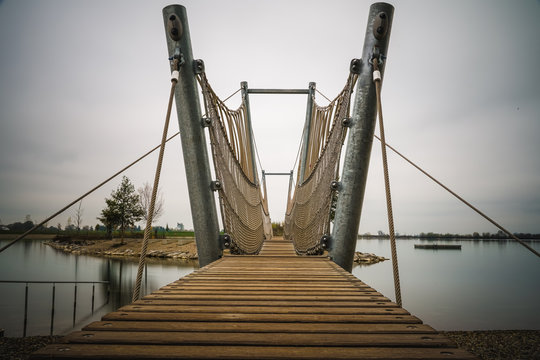 H&auml;ngebr&uuml;cke Erdinger Weiher
